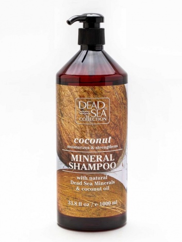 DSC Шампунь для волос с минералами Мертвого моря и кокосовым маслом, 1л
